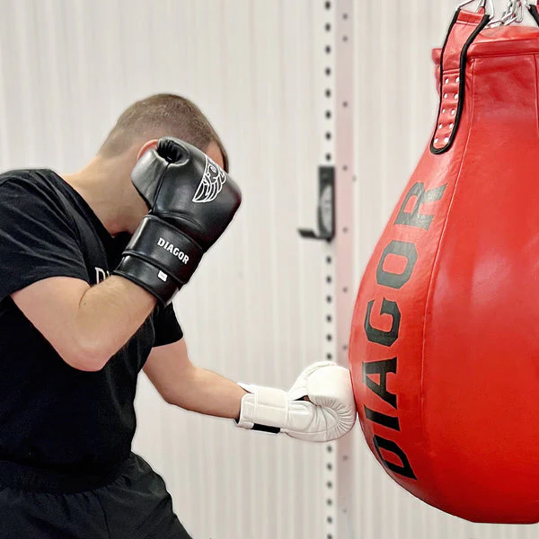 Diagor Olympic Boxing Gloves 10oz Black - Image 2