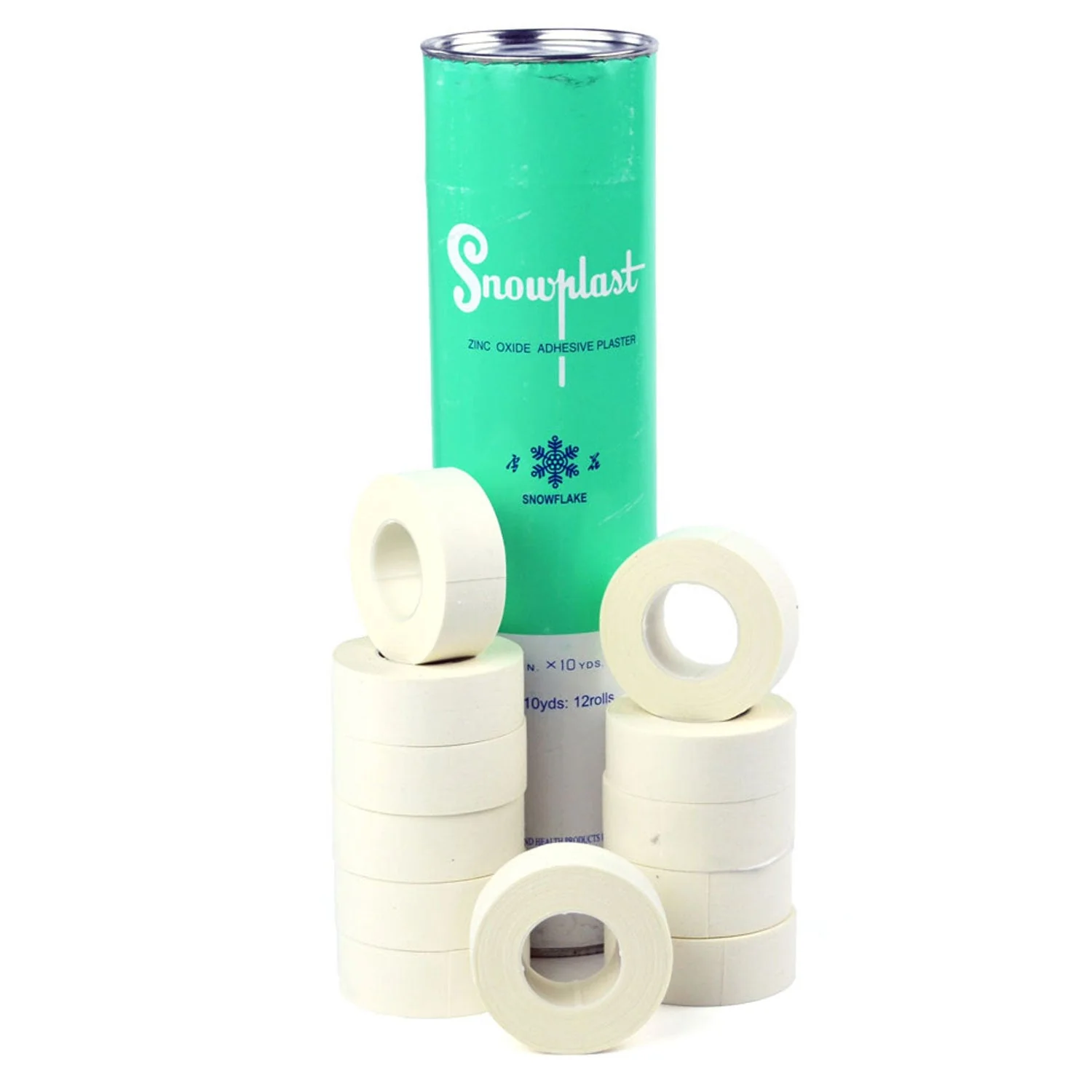 PS1 Snowplast Zinc Oxide Boxing Tape (Tube of 12)