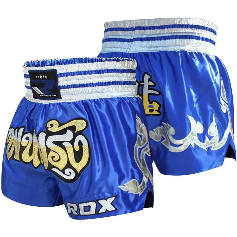 RDX R1 Fire Satin Muay Thai Shorts - Image 2