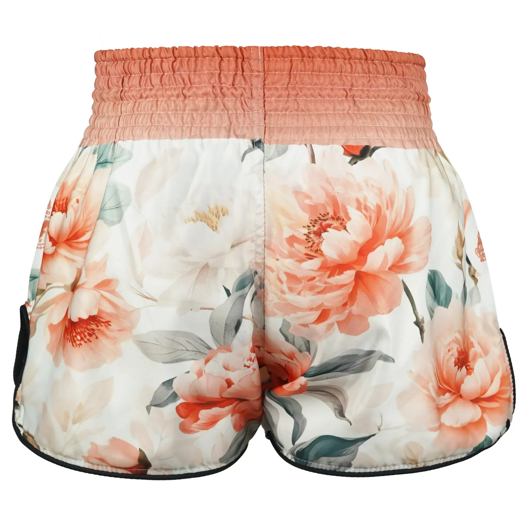 RMS125 TUFF High-Cut Retro Muaythai Shorts Tub-Tim Bloom - Image 3